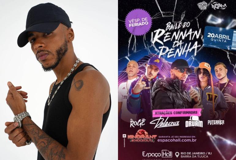 FM O Dia é a rádio oficial do Baile do Rennan da Penha