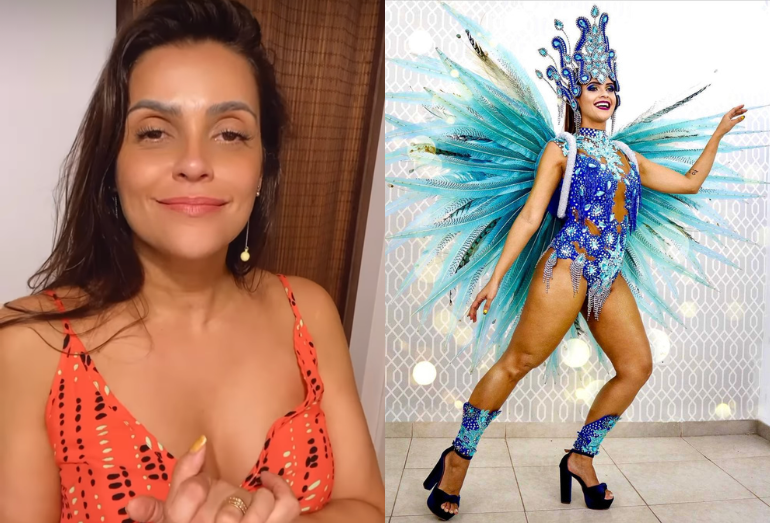 Kelly Jorge revela que escola de samba da qual foi rainha de bateria por cinco anos vendeu cargo: “Decepcionada”