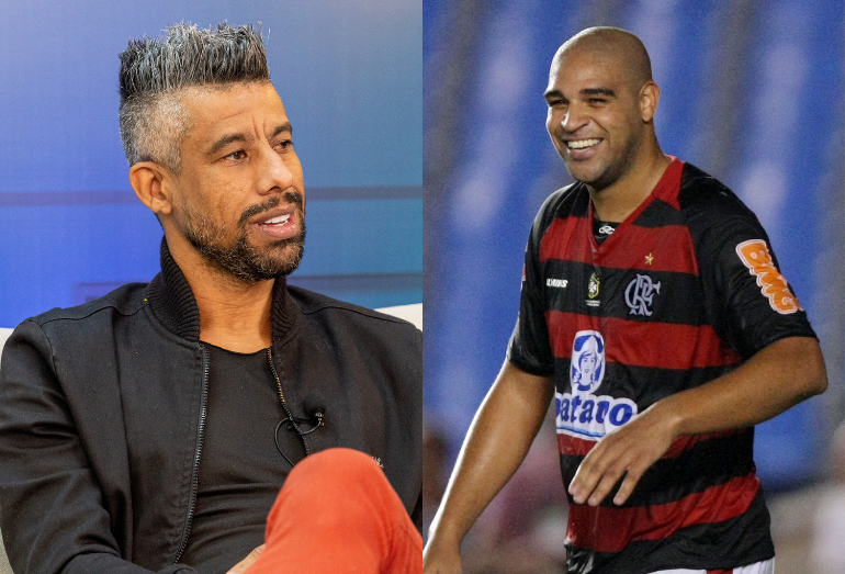 Léo Moura sobre encerramento da carreira de Adriano Imperador: “Um grande desperdício”