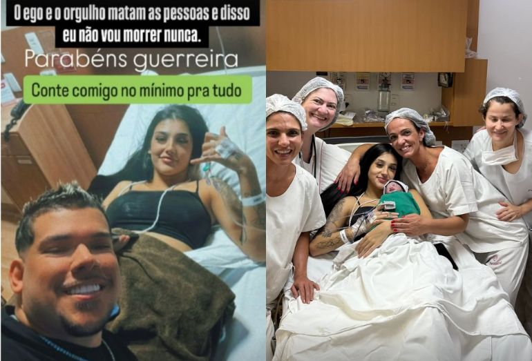Buarque visita Bia Miranda após nascimento da segunda filha da influenciadora: “Conte comigo para tudo”