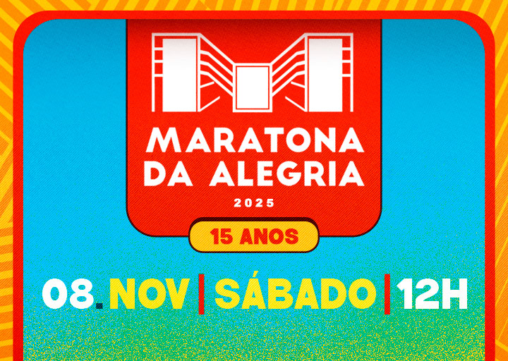 Maratona da Alegria celebra 15 anos com superevento na Apoteose