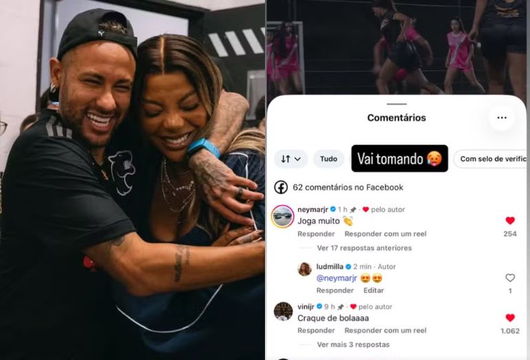 Ludmilla ganha elogio de Neymar após mostrar habilidade no futebol
